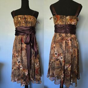R&M Richards Women's Brown Dress Size 6